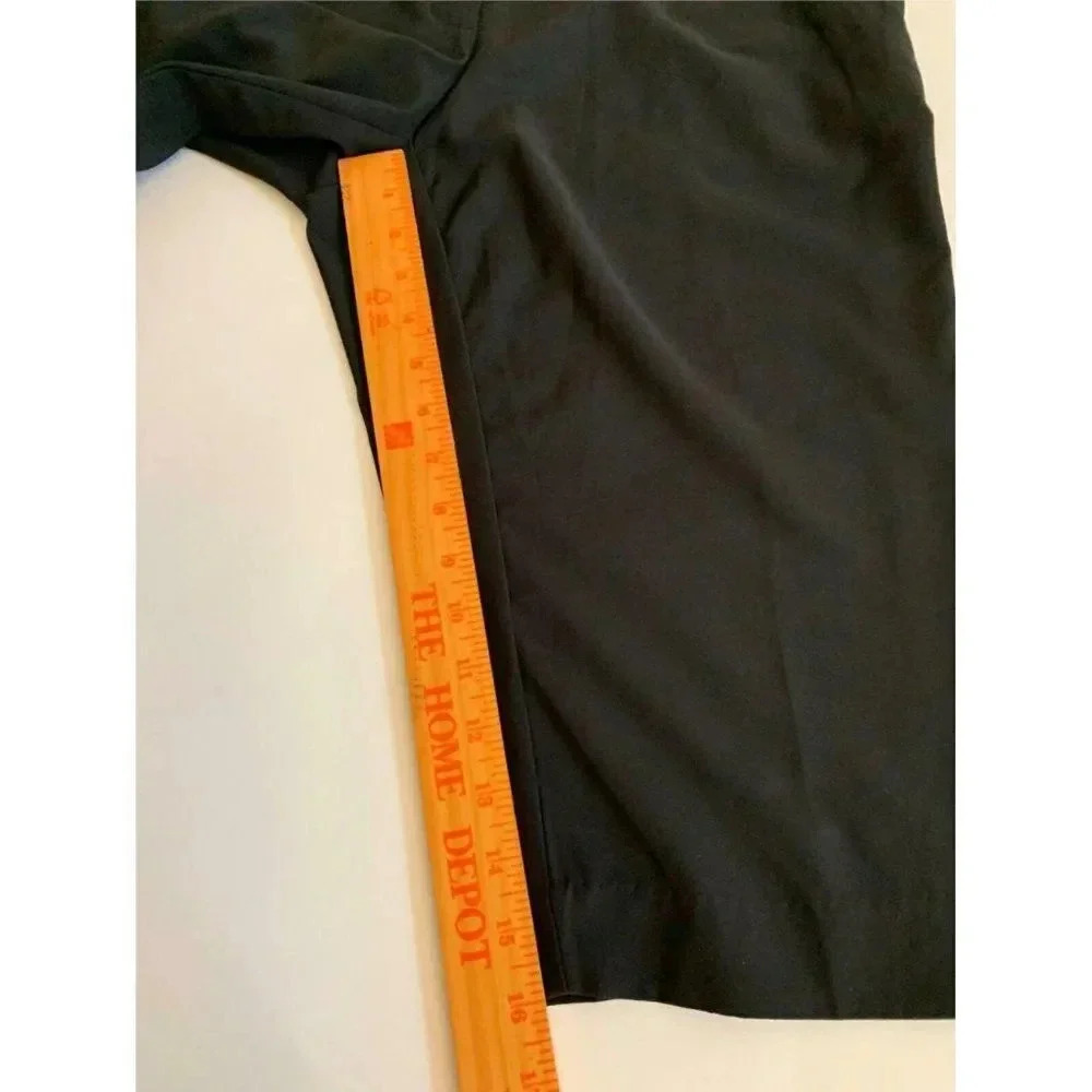 Izod GOLF Women's Size 6 Black Classic Stretch Bermuda Shorts Pants - Style Z885 - Picture 3 of 10